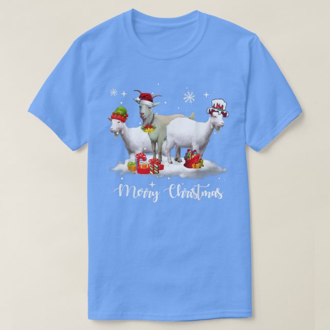 Camiseta Navidades iluminan la cabra XMas Pajama (Diseño del anverso)