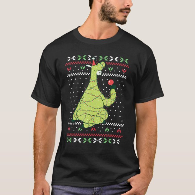 Camiseta Navidades iluminan sudor de Navidades feos de Sant (Anverso)