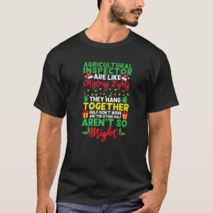 Camiseta Navidades inspector agrícola ligero Xmas Holida