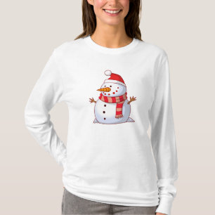Camiseta Navidades inteligentes Snowman