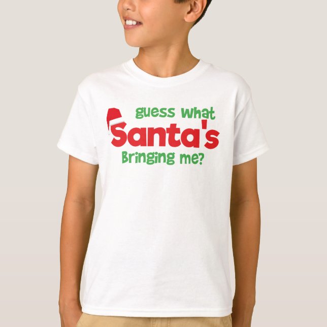 Camiseta Navidades invitación del embarazo| Gran hermano/si (Anverso)