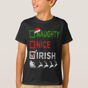 Camiseta Navidades irlandeses traviesos Pajamas Funny Santa