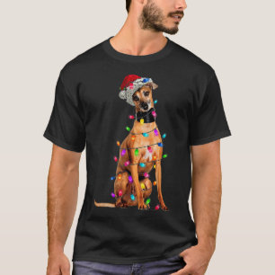 Camiseta Navidades italianos de árboles de perro de Greyhou