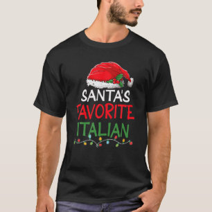 Camiseta Navidades italianos favoritos de Santa Claus Tre