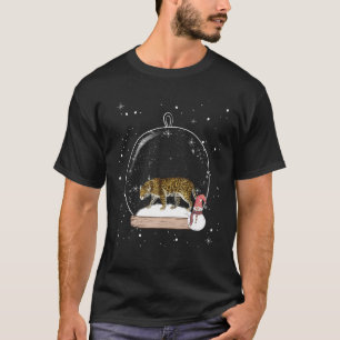 Camiseta Navidades Jaguar Snow Globe Pajama T Shirt
