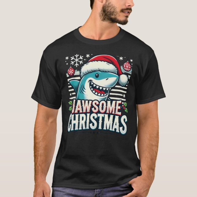 Camiseta navidades jawsome (Anverso)