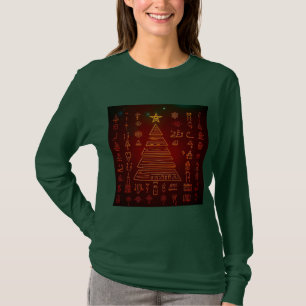 Camiseta Navidades Jeroglíficos Egipcios 1