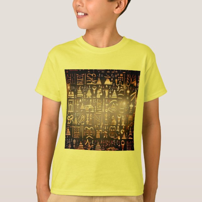 Camiseta Navidades Jeroglíficos Egipcios 2 (Anverso)