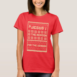 Camiseta Navidades Jesús Es La Razón De La Temporada