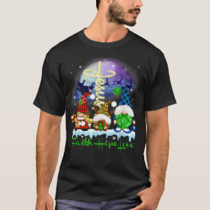 Camiseta Navidades Jesús Faith Esperanza Amar a Snowman Chr