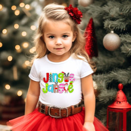 Camiseta Navidades Jingle Jangle Santa Tree Reindeer