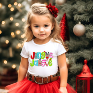 Camiseta Navidades Jingle Jangle Santa Tree Reindeer