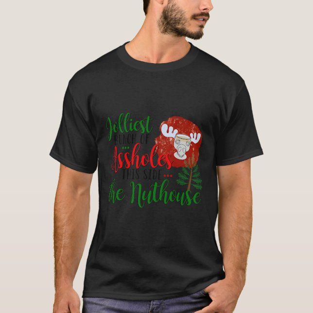 Camiseta Navidades Joldest Bunch Of A-Holes This Side The (Anverso)