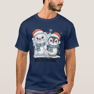 Camiseta Navidades Joy Bears Penguins Winger Friends amigo