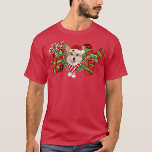 Camiseta Navidades Joy Dwarf Stocking Corgi