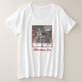 Camiseta 'Navidades Joy' Plus Size