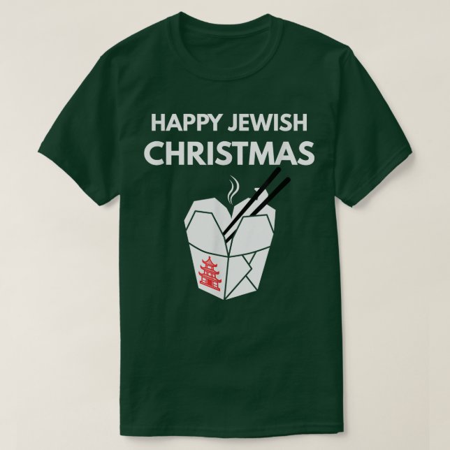 Camiseta Navidades judíos a chinos arrebatados (Diseño del anverso)