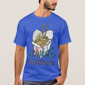 Camiseta Navidades judíos Comida China Hanukkah