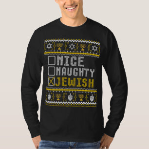 Camiseta Navidades judíos graciosos Pajama Hanukkah Jewish