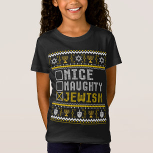 Camiseta Navidades judíos graciosos Pajama Hanukkah Jewish 