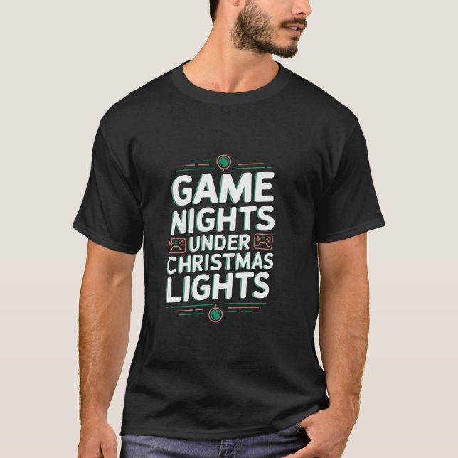 Camiseta Navidades Jugando A Citas De Juego Bajo Navidades (Anverso)