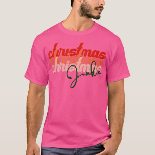 Camiseta Navidades Junkie Leopard Santa Claus Divertidas Na