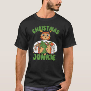 Camiseta Navidades Junkie Shirt 2022 Cute Merry Little Chri
