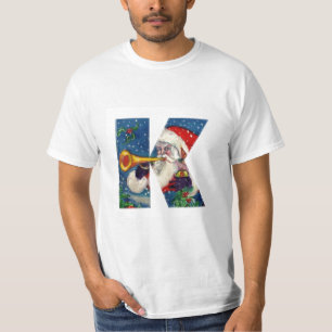 CAMISETA NAVIDADES K LETTER / SANTA CLAUS BUGLER