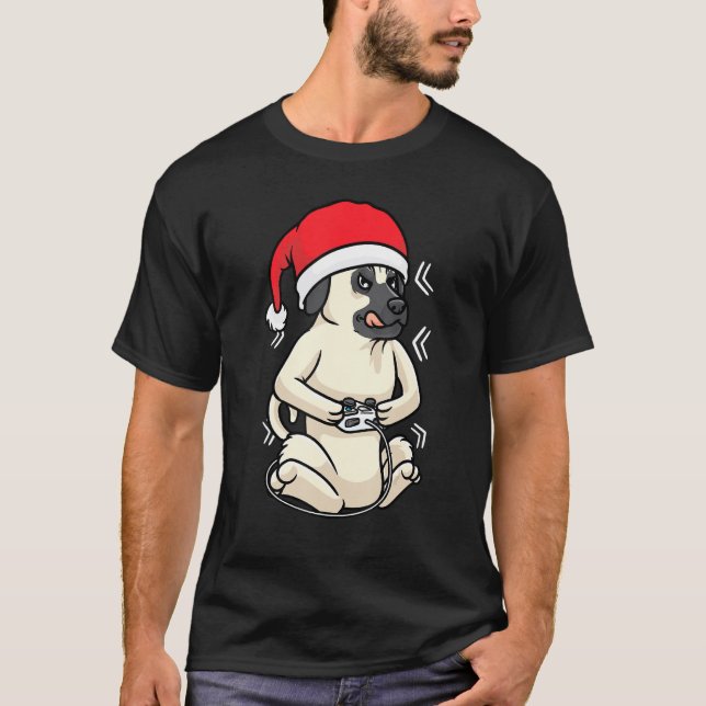 Camiseta Navidades Kangal Shepherd Video Game Gamer Gam (Anverso)