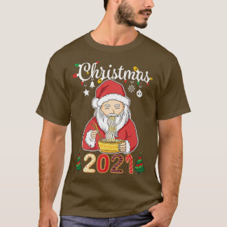 Camiseta Navidades Kawaii Japonés Anime Santa Navidades Ra