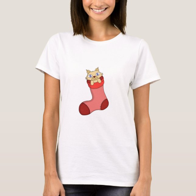 Camiseta Navidades Kitten (Anverso)