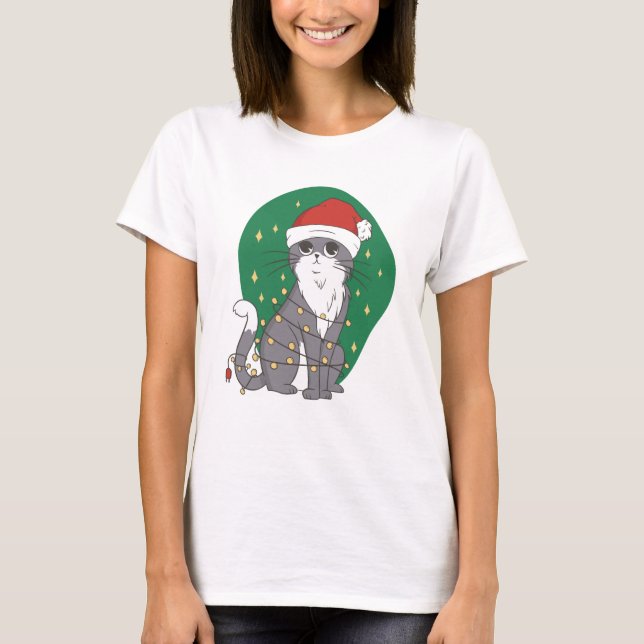 Camiseta Navidades Kitty (Anverso)