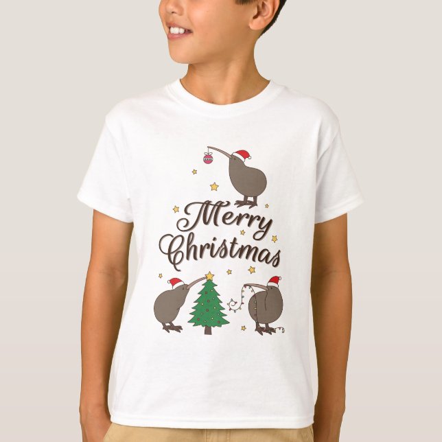 Camiseta Navidades Kiwi (Anverso)