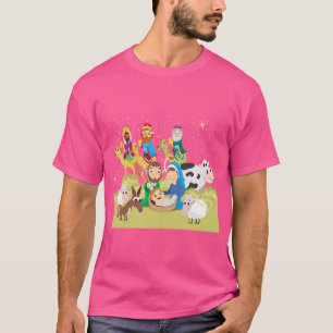 Camiseta Navidades La historia de los Navidades Jesús Nacim