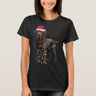 Camiseta navidades labrador perro enorme