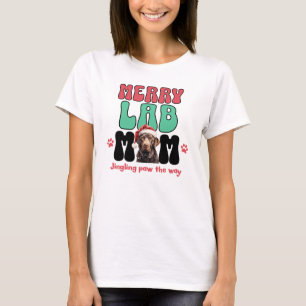 Camiseta Navidades Labrador Perro Mamá