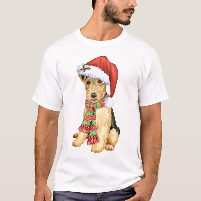 Camiseta Navidades Lakeland Terrier (Anverso)