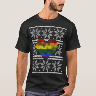 Camiseta NAVIDADES LGBT Corren el orgullo arcoiris Fea Navi