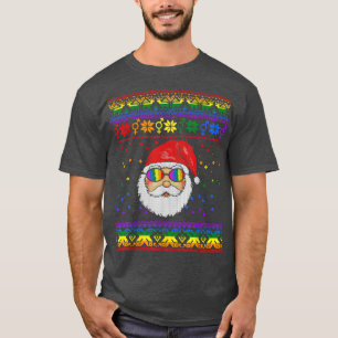 Camiseta Navidades Lgbtq Santa Ugly Sweet Gay Prige Trans