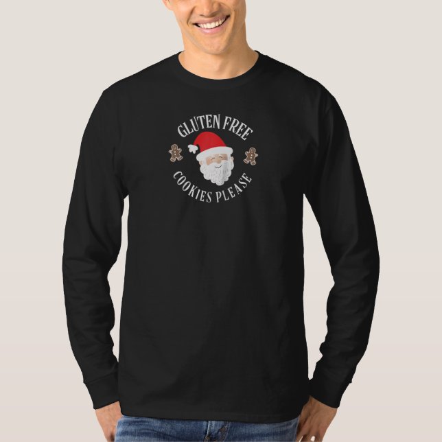 Camiseta Navidades libres Gluten Por Favor Santa Claus C (Anverso)