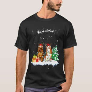 Camiseta Navidades ligeros del reno español Cocker Xmas Orn