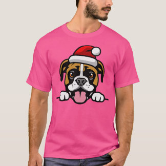Camiseta navidades lindos de perro santa (130)