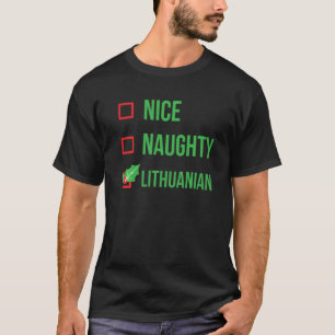 Camiseta Navidades lituanos graciosos de Lituania Pajama