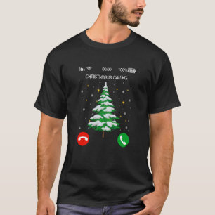 Camiseta Navidades llaman a la Iglesia cristiana por teléfo