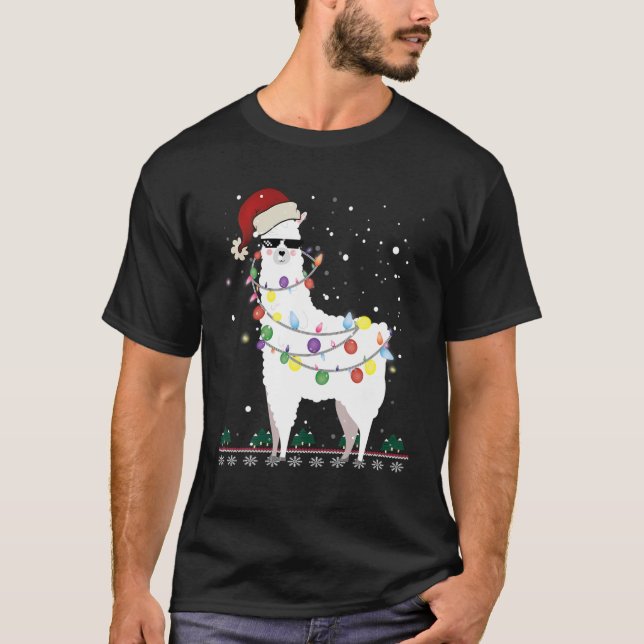 Camiseta Navidades llaman a Santa Hat navidad feas árbol al (Anverso)