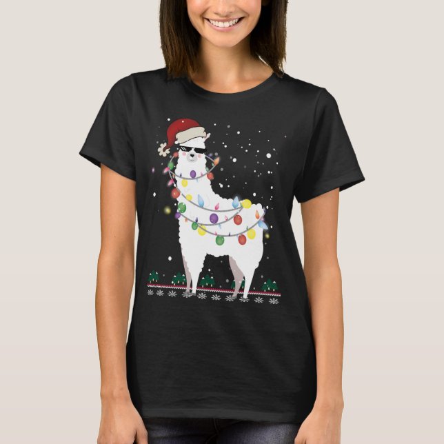 Camiseta Navidades llaman a Santa Hat navidad feas árbol al (Anverso)