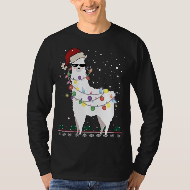 Camiseta Navidades llaman a Santa Hat navidad feas árbol al (Anverso)