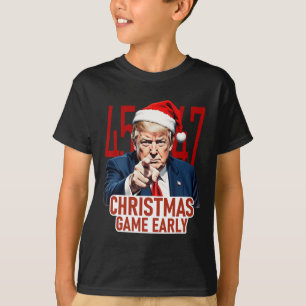 Camiseta Navidades llegaron temprano y gracioso Donald Trum