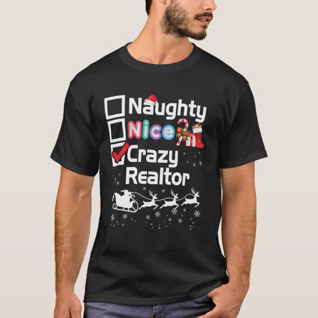Camiseta Navidades locos de Santa Sleigh (Anverso)