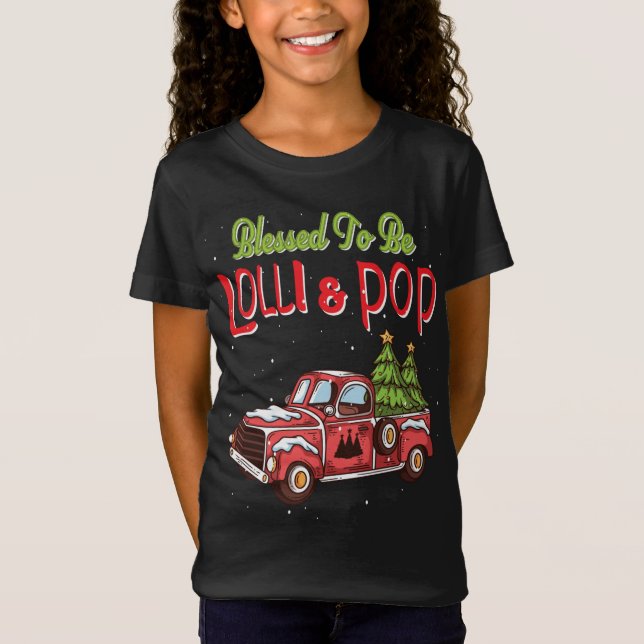 Camiseta Navidades Lolli Y Pop Abuelos Pajama (Anverso)